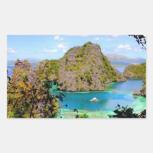 Coron Travel Rechthoekige Sticker (Voorkant)
