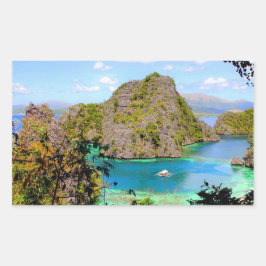 Coron Travel Rechthoekige Sticker