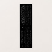 CORONA 19 HOAX Business Card vertical tent fold Visitekaartje (Binnenkant ongevouwen)