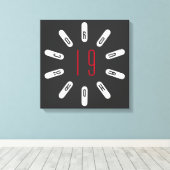 CORONA 19 HOAX Canvas (Insitu (Houten vloer))