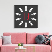 CORONA 19 HOAX Canvas (Insitu (Woonkamer))