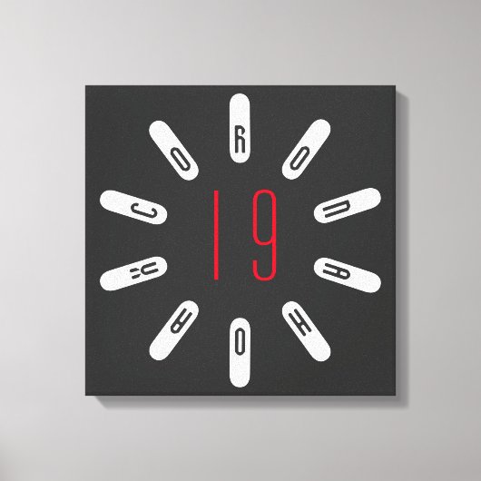 CORONA 19 HOAX Canvas Afdruk (Voorkant)