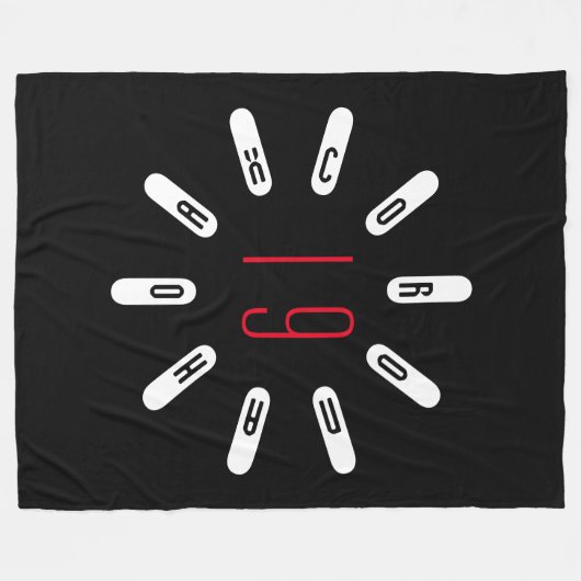 CORONA 19 HOAX Fleece Blanket (Voorkant (Horizontaal))