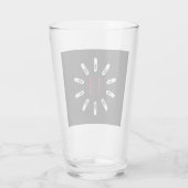 CORONA 19 HOAX Glas (Achterkant)