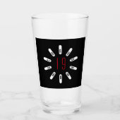 CORONA 19 HOAX Glas (Voorkant)