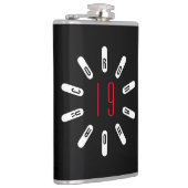 CORONA 19 HOAX Hip Flask Heupfles (Rechts)