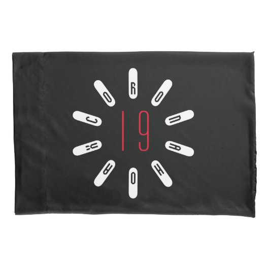CORONA 19 HOAX Pillowcase Kussensloop (Voorkant)