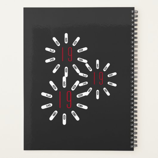 CORONA 19 HOAX Planner (Achterkant)