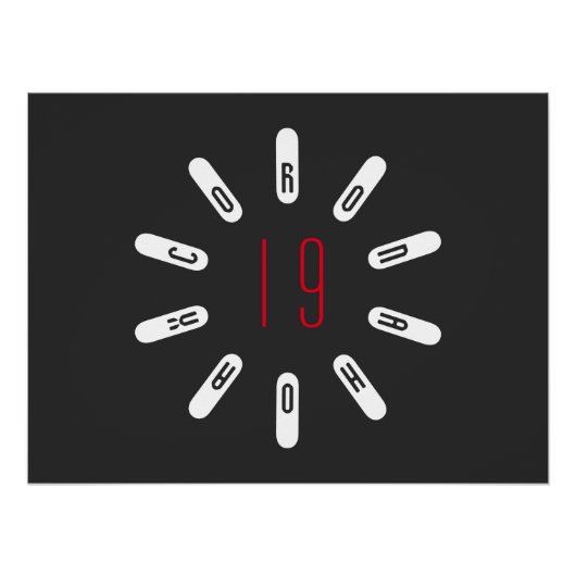 CORONA 19 HOAX Poster (Voorkant)