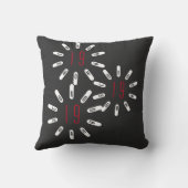 CORONA 19 HOAX Throw Pillow Kussen (Achterkant)