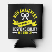 Corona Awareness - Brings Responsibility Blikjeskoeler (Voorkant)