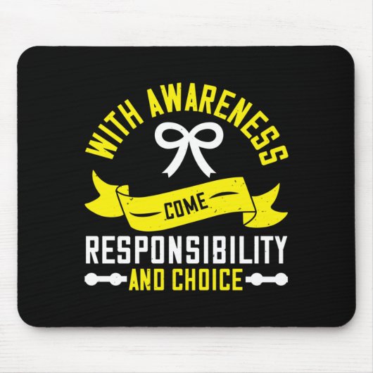 Corona Awareness - Brings Responsibility Muismat (Voorkant)
