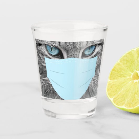 Corona cat shot glas (Voorkant)