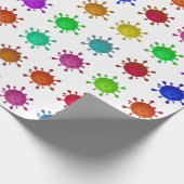 Corona Christmas decoration Cadeaupapier (Hoek)