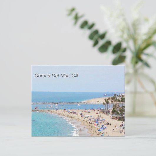 Corona Del Mar, CA Briefkaart (Staand voorkant)
