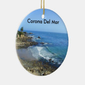 Corona Del Mar California CA Coast Beach Ornament (Rechts)