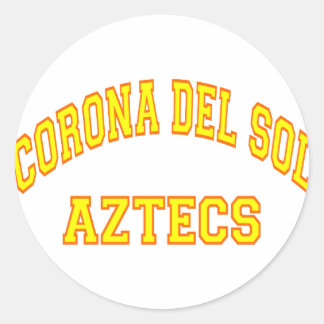 Corona del Sol Aztecs Ronde Sticker