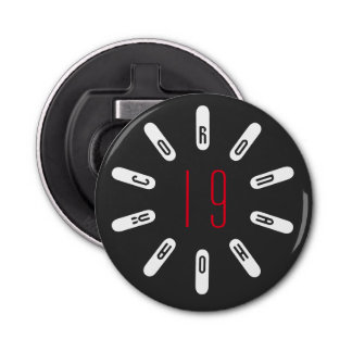 Corona fles met 19 knoppen, opener