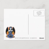 "Corona" Gothic Crystal Angel Art Briefkaart (Achterkant)