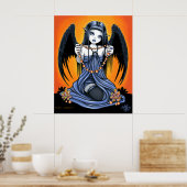 "Corona" Gothic Crystal Angel Art Poster (Keuken)
