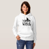 Corona heks Halloween, grappige Halloween, Hoodie (Voorkant volledig)