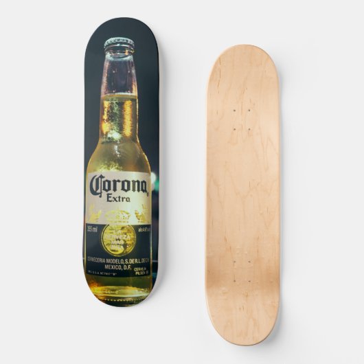 Corona is het biertje van Mexico naar schaats Persoonlijk Skateboard (Voorkant)