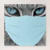 Corona katmasker legpuzzel (Verticaal)