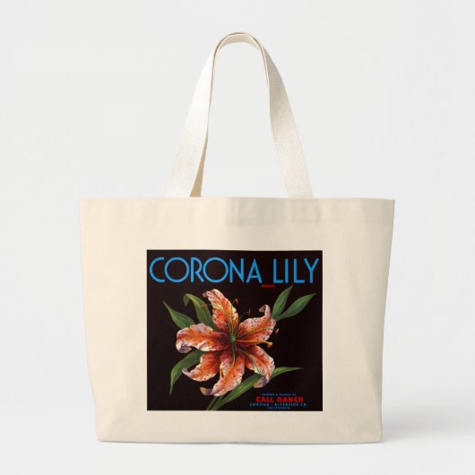 Corona Lily Grote Tote Bag (Voorkant)