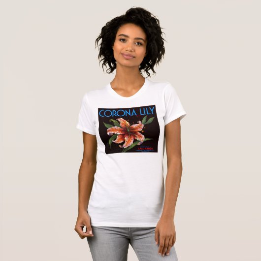 Corona Lily T-shirt (Voorkant volledig)
