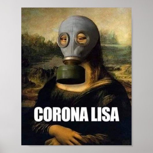 Corona Lisa Poster (Voorkant)