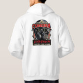 Corona Lockdown Practice Tree league mannen hoodie (Achterkant)