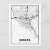 Corona Map Briefkaart (Voorkant)