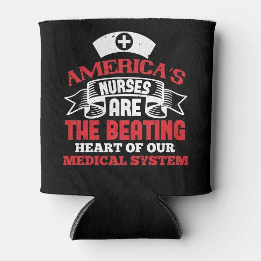 Corona Nurses - Amerikaanse verpleegsters Blikjeskoeler (Voorkant)