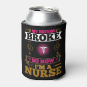 Corona Nurses - My Broom Broke Blikjeskoeler (Blikje Voorkant)