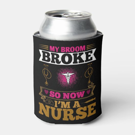 Corona Nurses - My Broom Broke Blikjeskoeler (Blikje Voorkant)