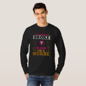 Corona Nurses - My Broom Broke T-shirt (Voorkant volledig)