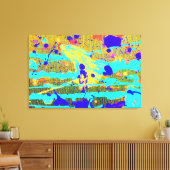 Corona-ontlading Canvas Afdruk (Insitu (Woonkamer))