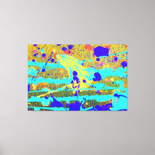 Corona-ontlading Canvas Afdruk (Voorkant)