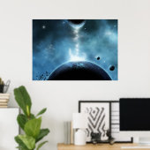 Corona Planet Poster (Thuiskantoor)