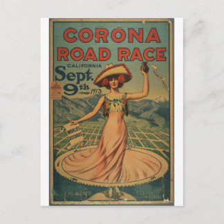 Corona Road Race - 1913 Briefkaart