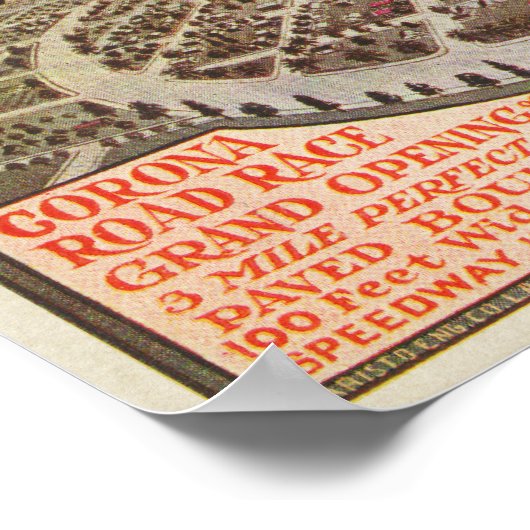 Corona Road Race Advertisement Poster (Hoek)