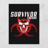 Corona Survivor Briefkaart (Voorkant)