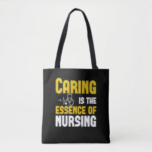Corona Verpleegkundigen - Verzorgen Is De Essentie Tote Bag