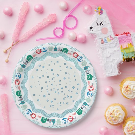 Corona Virus bescherming Papieren Bordje (Feest)