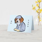 Corona Virus Kaart (Gele Bloem)