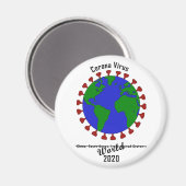 Corona Virus Magnet (Voorkant / Achterkant)