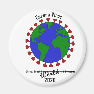 Corona Virus Magnet