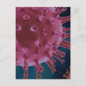 Corona Virus Microbiology Briefkaart (Voorkant)