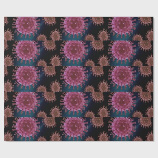 Corona Virus Microbiology Cadeaupapier (Vlak)