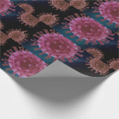 Corona Virus Microbiology Cadeaupapier (Hoek)